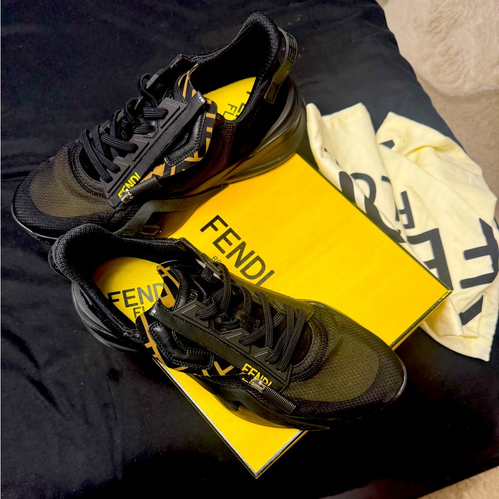 Fendi Flow Sneakers - The epitome of sleek luxury.